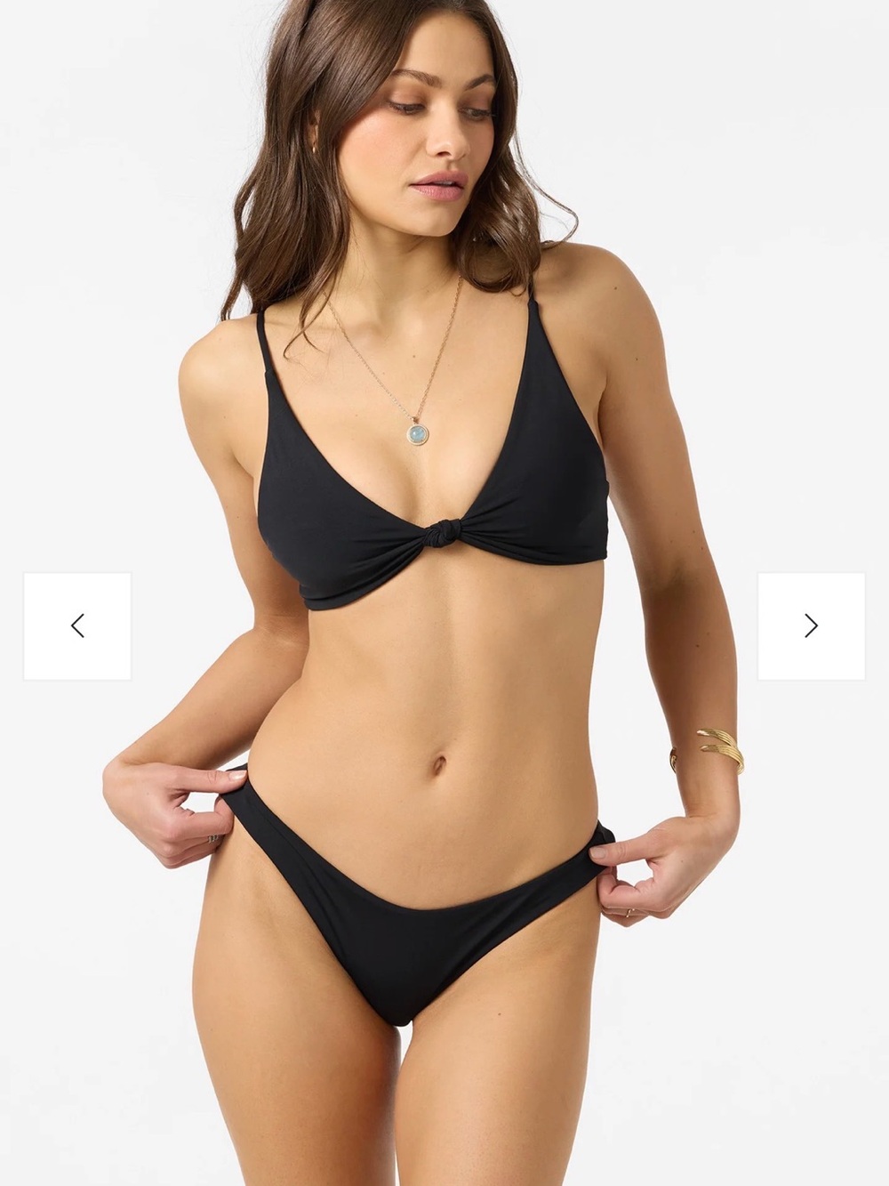 O'Neill Black Knot Front Bikini Top with Classic Bottoms